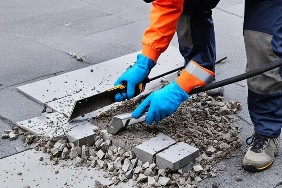 Jak usunąć zaschnięty beton - skuteczne metody i porady na trudności
